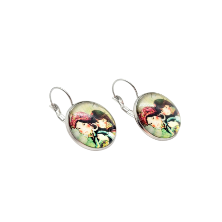 Earrings steel silver My Little Daughter